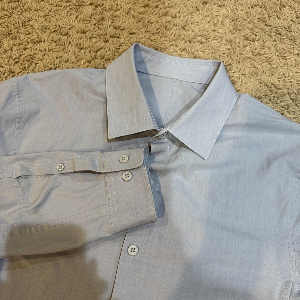 Men's Light Blue Dress Shirt - Classic Collar